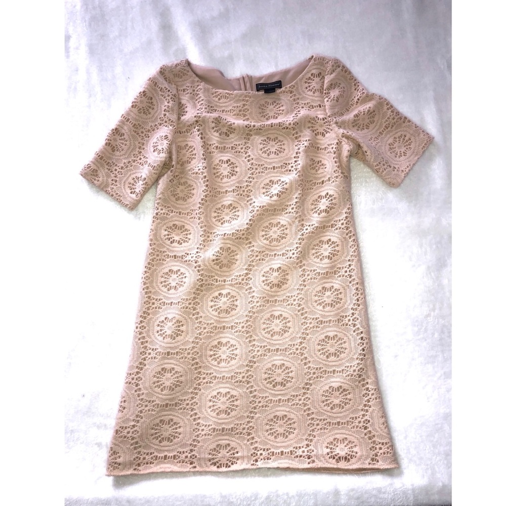 Jessica Howard nude lace dress, size 14